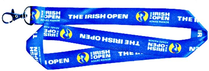 Heat transfer printed lanyard