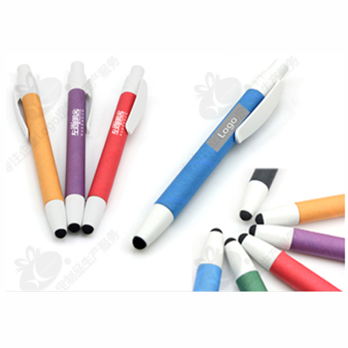 Ballpoint pen with stylus