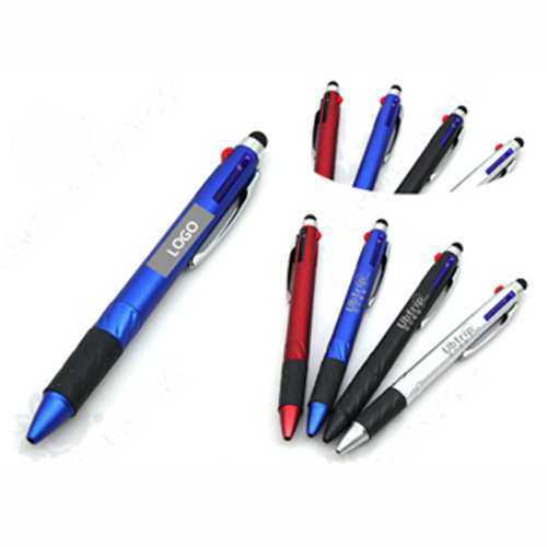3 color refill plastic pen