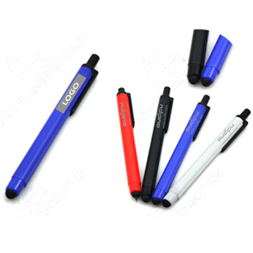 Plastic pen with stylus