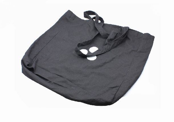 Black Cotton Shopper