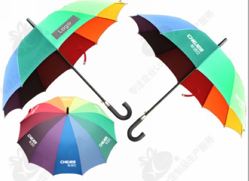 Colorful Umbrella with foam handle