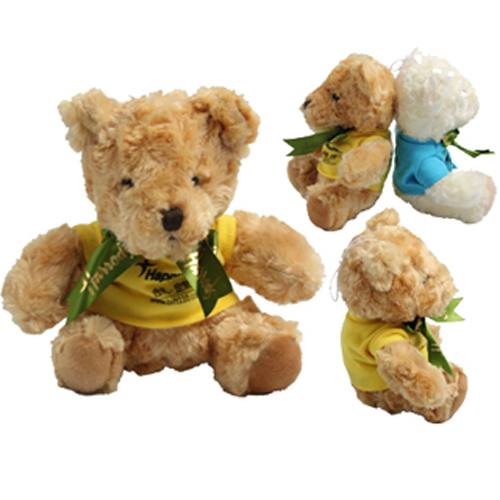 Fluffy toy, bear with tie